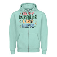 Seafoam on my husbands last last nerve Zipper Hoodie - MaliasSmallBusiness