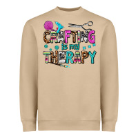Mushroom crafting is my therapy Heavyweight Sweatshirt - AdoDesignShop