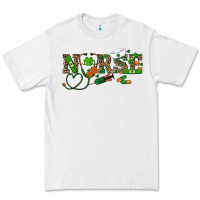 White St. Patrick's Day Nurse Premium Tee - RanaPortraitStore