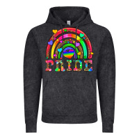 Vintage Black lgbtq pride and rainbow Vintage Hoodie - HRA Design Shop