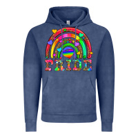 Vintage Denim lgbtq pride and rainbow Vintage Hoodie - HRA Design Shop