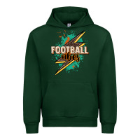 Forest Green Football Vibes Urban Hoodie - HowdyJamesFarm