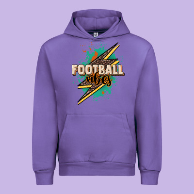 Football Vibes Urban Hoodie Designed By Howdyjamesfarm