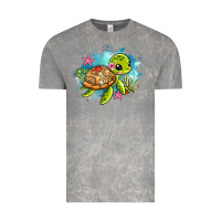 Cloud Rock ocean with turtle Vintage Tee - AdoDesignShop