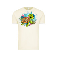 Vintage Arctic ocean with turtle Vintage Tee - AdoDesignShop