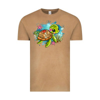 Vintage Camel ocean with turtle Vintage Tee - AdoDesignShop