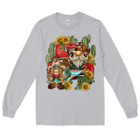 Moon Dust western gnome truck cactus sunflower Long Sleeve Tee - BarkalooDesign