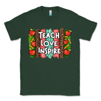 Sports Green teach love inspire brushstroke with  and pen leopard Classic Tee - Artiststas