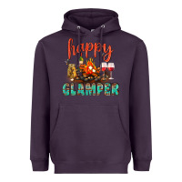 Plum Happy Glamper Camp Heavyweight Hoodie - BundleAndBundleShop