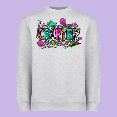 Crafter Heavyweight Sweatshirt Designed By Adodesignshop