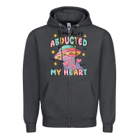 Smoke you have abducted my heart Zipper Hoodie - MaliasSmallBusiness