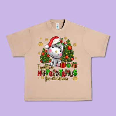 I Want A Hippopotamus For Christmas Urban Heavy Tee Designed By Adodesignshop