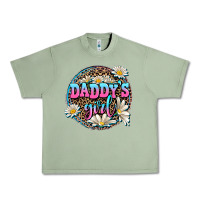 Oil Green daddy's girl Urban Heavy Tee - AdoDesignShop