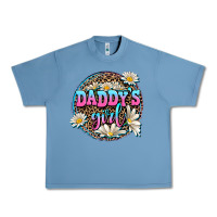 Pebble Blue daddy's girl Urban Heavy Tee - AdoDesignShop
