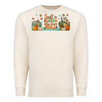 Sandshell just a girl who loves fall libbey glass Premium Sweatshirt - BundleAndBundleShop