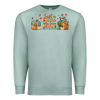 Seafoam just a girl who loves fall libbey glass Premium Sweatshirt - BundleAndBundleShop