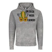 Cloud Rock america needs farmers Vintage Hoodie - CowhideDigitalArt