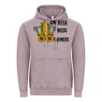 Vintage Zinc america needs farmers Vintage Hoodie - CowhideDigitalArt