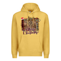 Antique Gold Merry Christmas Hairdresser Premium Hoodie - Bettercallsaul