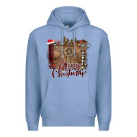 Colony Blue Merry Christmas Hairdresser Premium Hoodie - Bettercallsaul