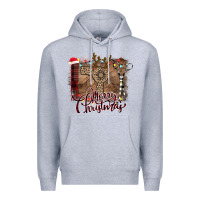 Heather Grey Merry Christmas Hairdresser Premium Hoodie - Bettercallsaul