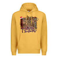 Mustard Merry Christmas Hairdresser Premium Hoodie - Bettercallsaul