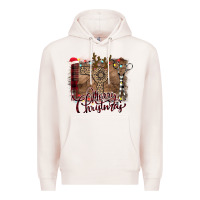 Pale Pink Merry Christmas Hairdresser Premium Hoodie - Bettercallsaul