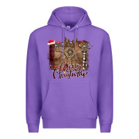 Purple Merry Christmas Hairdresser Premium Hoodie - Bettercallsaul