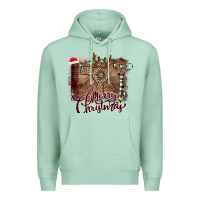 Seafoam Merry Christmas Hairdresser Premium Hoodie - Bettercallsaul