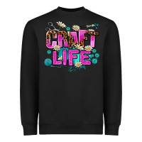 Black craft life Heavyweight Sweatshirt - AdoDesignShop