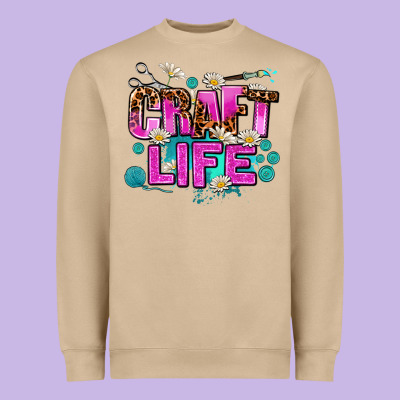 Craft Life Heavyweight Sweatshirt Designed By Adodesignshop