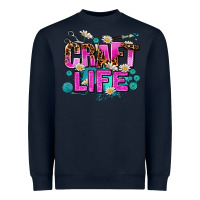 Navy craft life Heavyweight Sweatshirt - AdoDesignShop