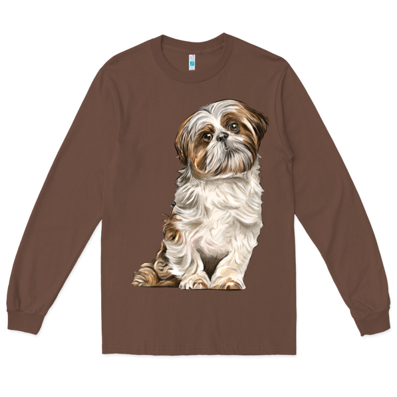 Shih Tzu Dog Long Sleeve Tee by LillyAllenDesigns | Teevron