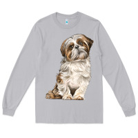 Moon Dust Shih Tzu Dog Long Sleeve Tee - LillyAllenDesigns