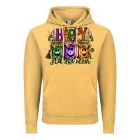 Vintage Mustard happy halloween jar Vintage Hoodie - RacoonDesign