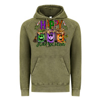 Vintage Olive happy halloween jar Vintage Hoodie - RacoonDesign