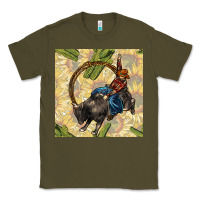 Army Green rodeo seamless pattern Classic Tee - BundleAndBundleShop