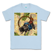 Dusty Blue rodeo seamless pattern Classic Tee - BundleAndBundleShop