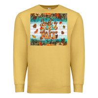Antique Gold Just A Girl Who Loves Fall Tumbler Premium Sweatshirt - BundleAndBundleShop