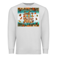 Dove Grey Just A Girl Who Loves Fall Tumbler Premium Sweatshirt - BundleAndBundleShop