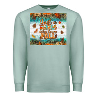 Seafoam Just A Girl Who Loves Fall Tumbler Premium Sweatshirt - BundleAndBundleShop