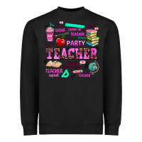 Black come on teacher lets go party Heavyweight Sweatshirt - AdoDesignShop