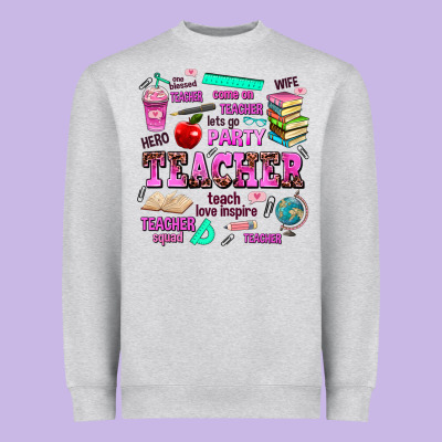 Come On Teacher Lets Go Party Heavyweight Sweatshirt Designed By Adodesignshop