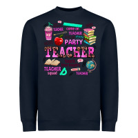Navy come on teacher lets go party Heavyweight Sweatshirt - AdoDesignShop