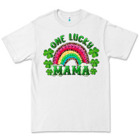 White st patrick's day one lucky mama Premium Tee - RanaPortraitStore
