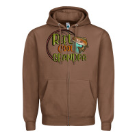 Chestnut reel cool  grandpa Zipper Hoodie - MaliasSmallBusiness