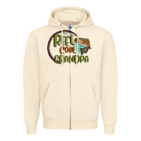 Sandshell reel cool  grandpa Zipper Hoodie - MaliasSmallBusiness
