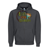 Smoke reel cool  grandpa Zipper Hoodie - MaliasSmallBusiness