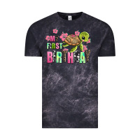 Cloud Black mu first birthday Vintage Tee - AdoDesignShop
