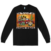 Black western gnome truck Long Sleeve Tee - BarkalooDesign
